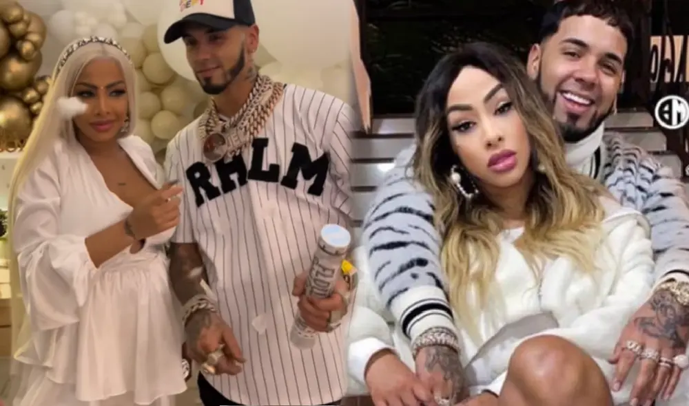 Anuel y Yailin iniciaron su relación sentimental a inicios del 2022. Foto: composición LR/ Instagram / difusión