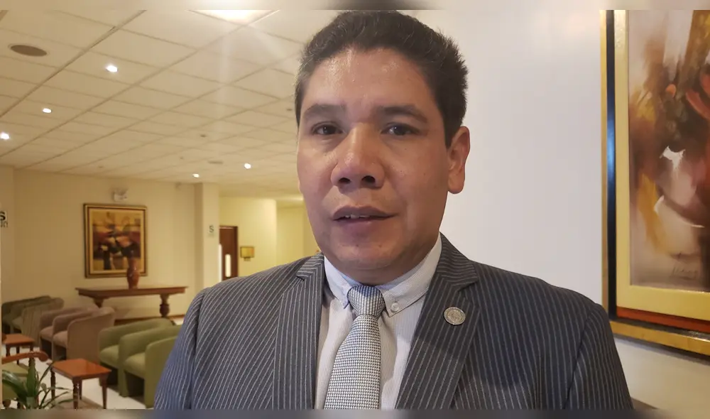 Presidente de la Cámara de Comercio y Producción de Cajamarca, Óscar Mendoza.