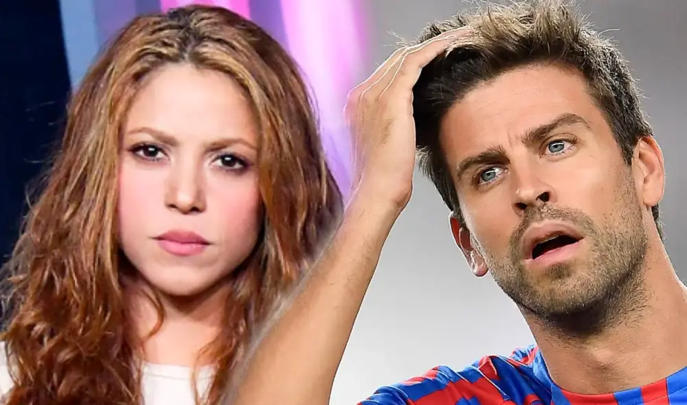 Shakira y Gerard Piqué. Foto: composición/AFP