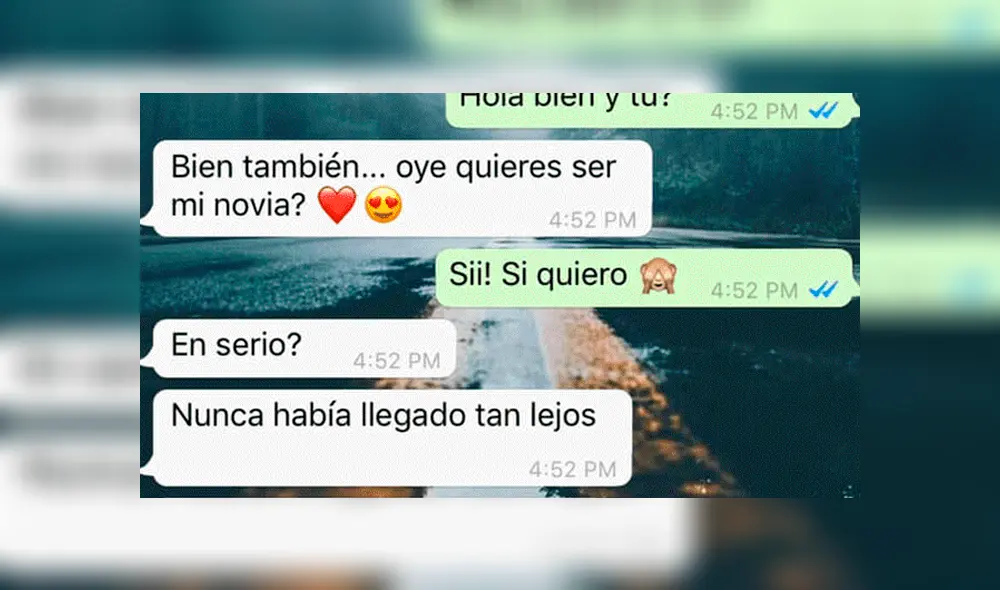 WhatsApp: Chico se declara a su 'crush', ella lo acepta y sucede algo inesperado [FOTOS]