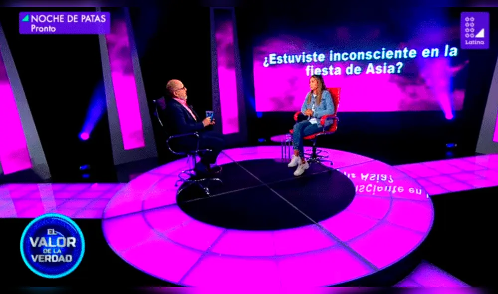 El Valor de la verdad: Claudia Meza respondió hasta 18 preguntas en el programa de Beto Ortiz.