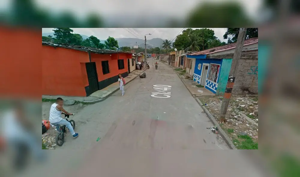 Desliza las imágenes para ver la increíble escena descubierta en Google Maps por un joven youtuber. Foto: Google Maps.