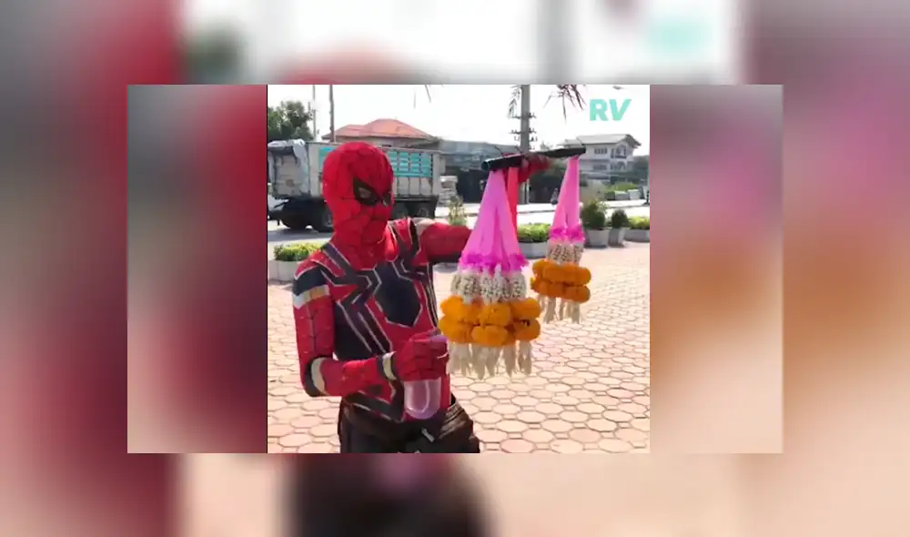 Facebook viral: vendedor de flores se vuelve’ famoso’ tras disfrazarse como Spiderman para ofrecer sus productos Facebook viral: vendedor de flores se vuelve’ famoso’ tras disfrazarse como Spiderman para ofrecer sus productos