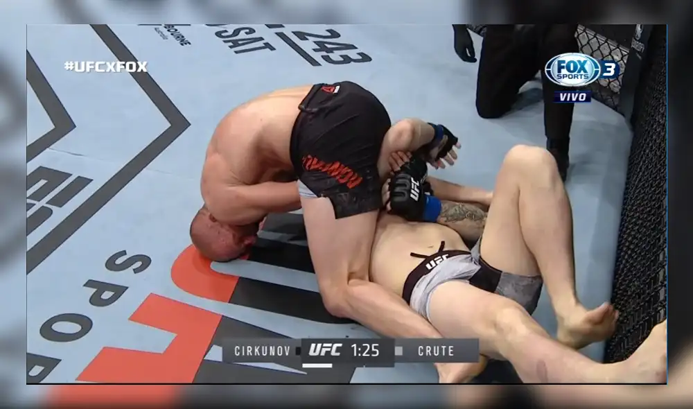 UFC Vancouver: Cirkunov rinde a Crute con llave peruana UFC Vancouver: Cirkunov rinde a Crute con llave peruana