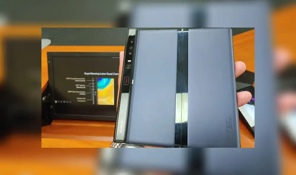 Huawei Mate Xs y sus cuatro cámaras.