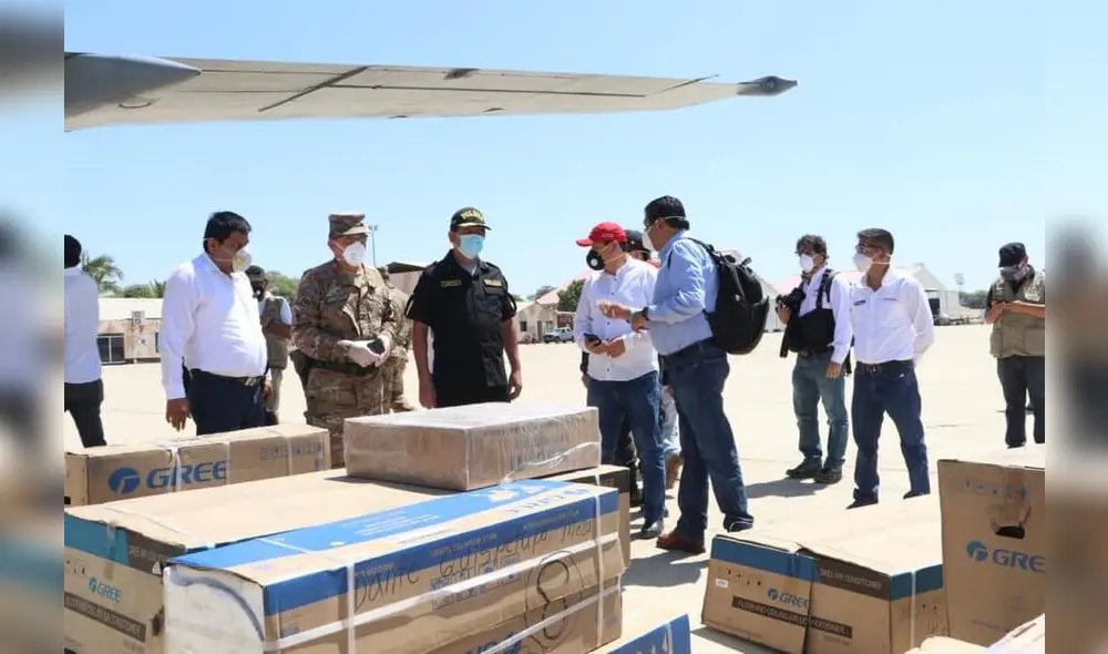 Piura: entregan pruebas moleculares y equipos de protección para hospital Sullana Ministro de Vivienda