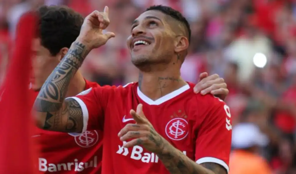Paolo Guerrero llegó a Internacional de Porto Alegre el 2019.