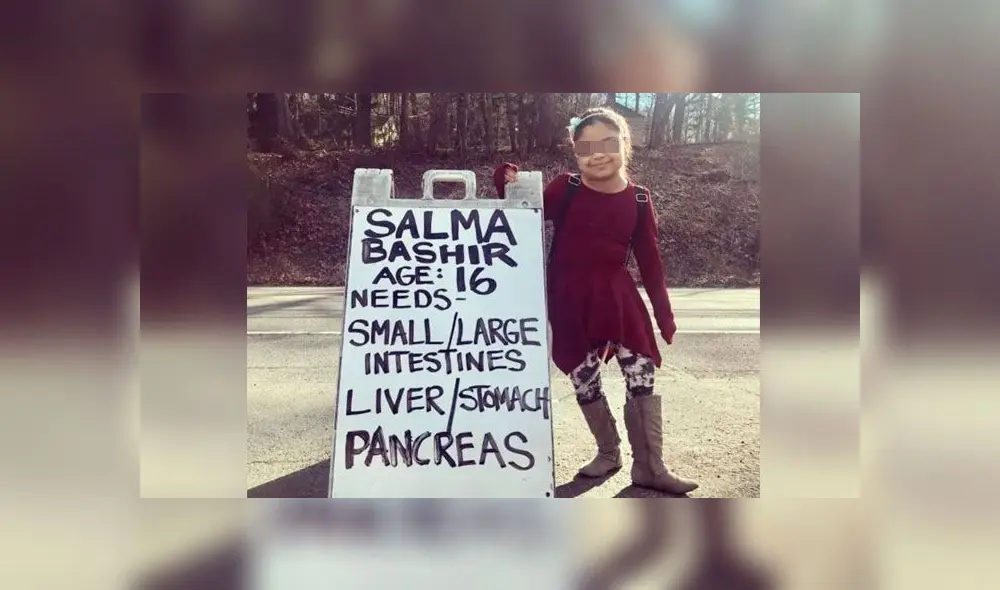 Salma no puede digerir los alimentos y se alimenta por sondas. Foto: Difusión