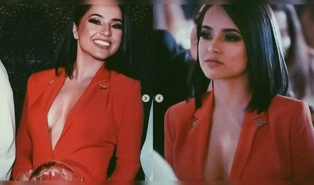 ¿Becky G se operó el busto? fotos la dejaría en evidencia
