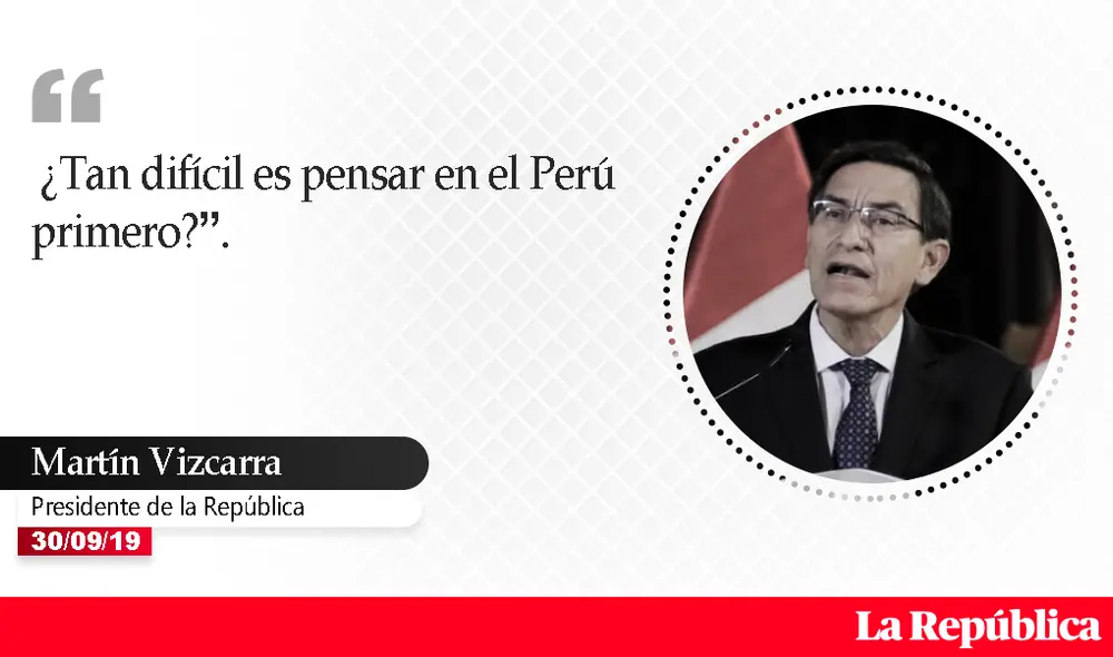 Cierre del Congreso: estas son las frases que dejó el histórico anuncio de Vizcarra Cierre del Congreso: estas son las frases que dejó el histórico anuncio de Vizcarra
