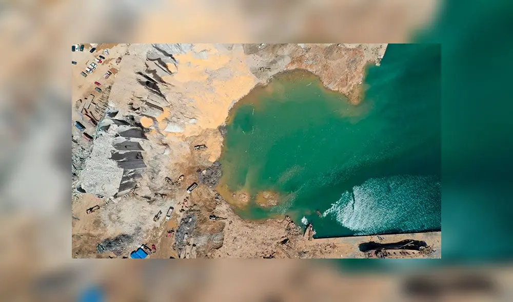 Una vista aérea tomada el 9 de agosto de 2020 muestra una vista general del puerto de Beirut. Foto: AFP Una vista aérea tomada el 9 de agosto de 2020 muestra una vista general del puerto de Beirut. Foto: AFP