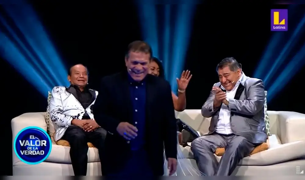 Melcochita fue descubierto durmiendo en "El Valor de la Verdad" de Miguel Barraza. Foto: Captura