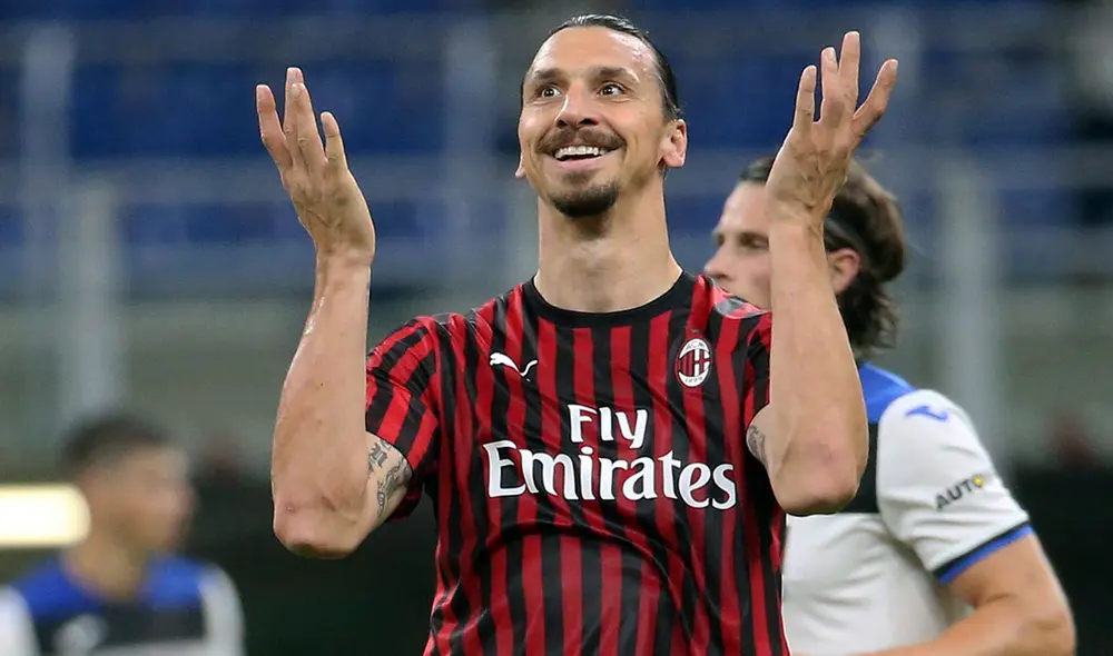 Zlatan Ibrahimovic juega en el Milan desde el 2019. Foto: EFE