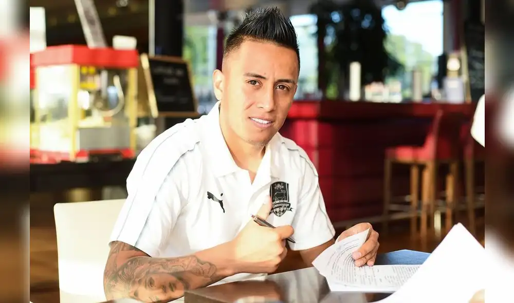 Christian Cueva puso la firma Christian Cueva puso la firma