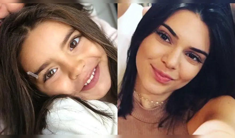 El parecido de Kendall Jenner con hija de Eugenio Derbez causa revuelo El parecido de Kendall Jenner con hija de Eugenio Derbez causa revuelo