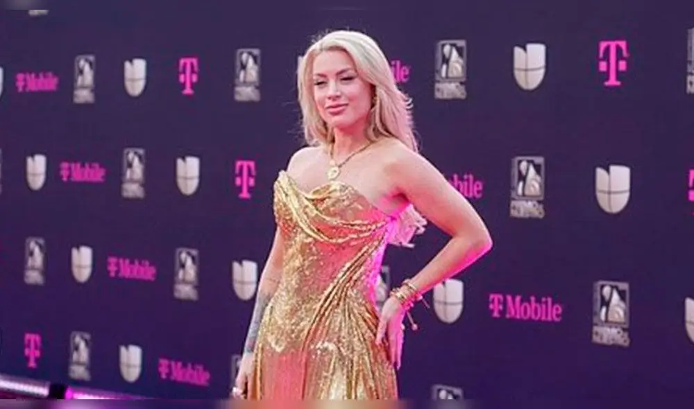 Leslie Shaw sorprende con osado vestido en Premios Lo Nuestro Leslie Shaw sorprende con osado vestido en Premios Lo Nuestro