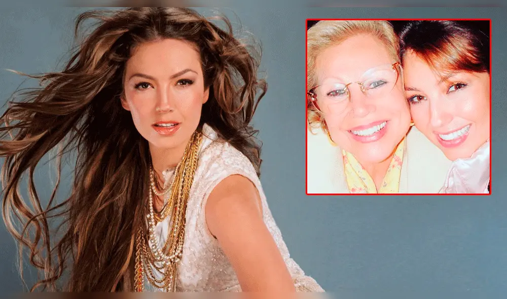  Thalía envía conmovedor mensaje a su madre tras 8 años de su partida
