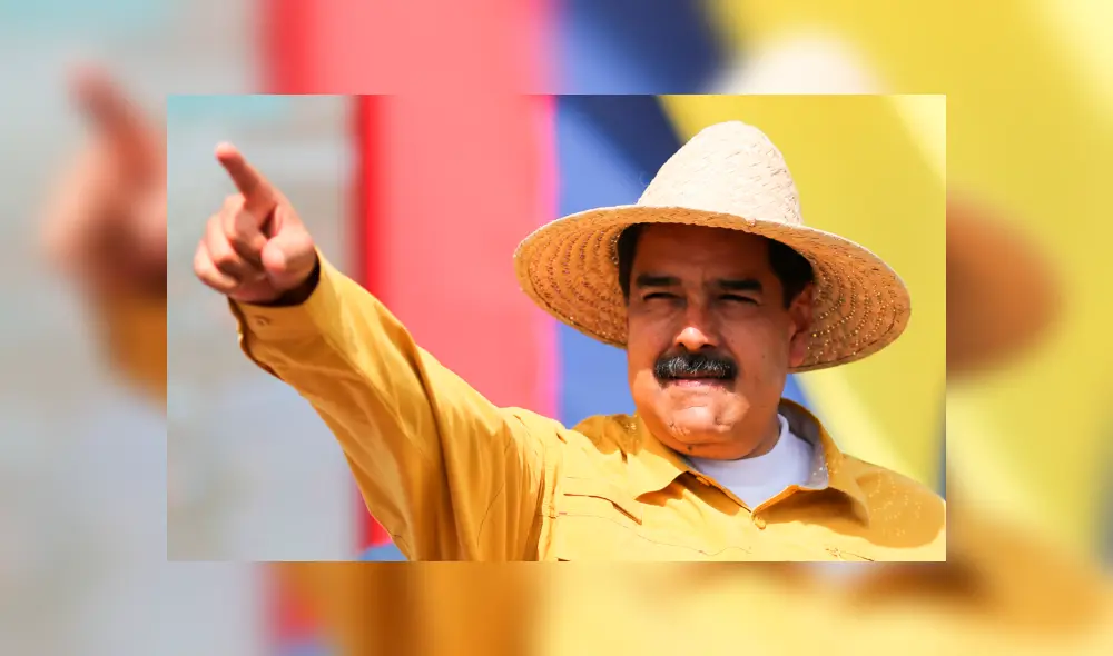 Con objetos contundentes, así recibieron a Nicolás Maduro en un acto de campaña [VIDEO]