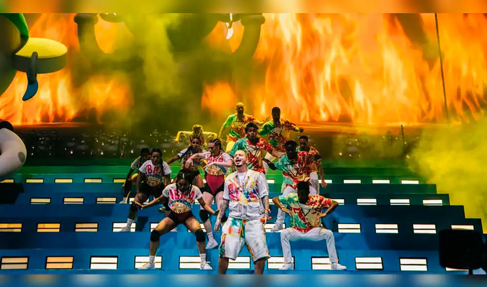 J Balvin rindió homenaje al reggaetón en el Coachella 2019