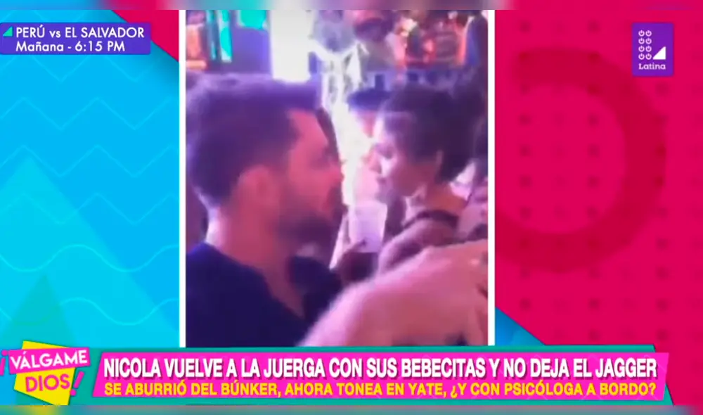 Jazmín Pinedo furiosa con Nicola Porcella por comprometedor vídeo en discoteca