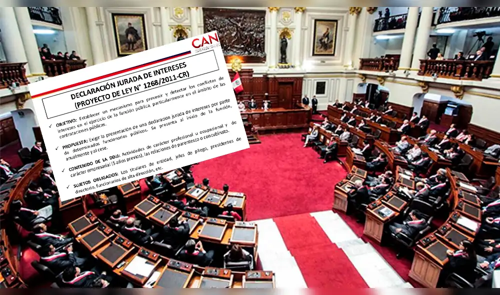 Reforma política: ¿por qué los congresistas deben declarar sus intereses?
