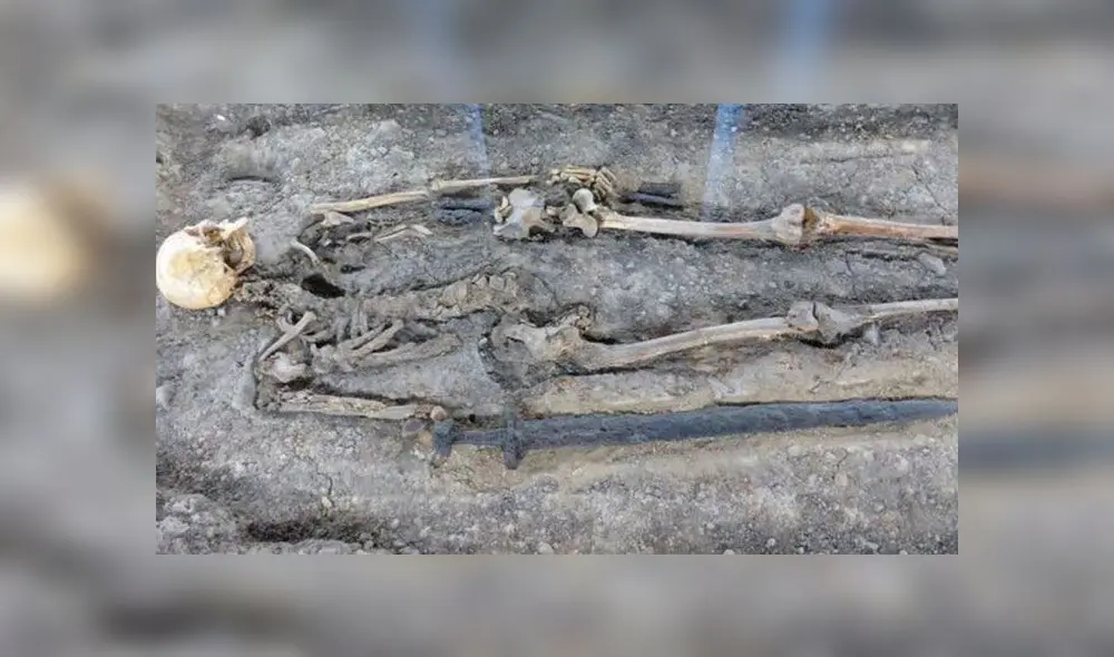 Arqueólogos aún buscan la verdadera identidad de este hombre. Foto: NJ SAUNDERS.