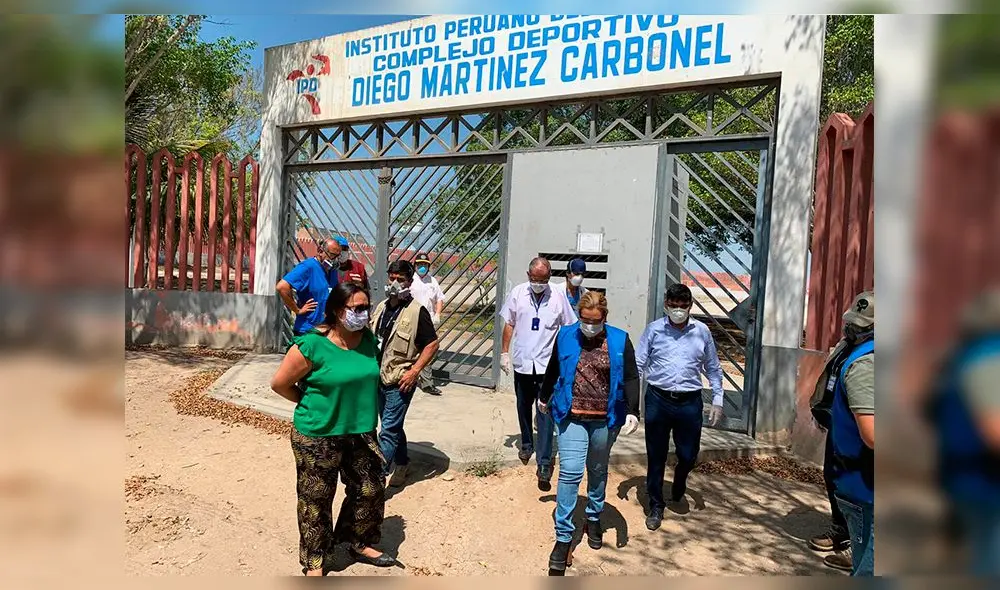 Fiorella Molinelli recorrió complejo deportivo de Ferreñafe. Fiorella Molinelli recorrió complejo deportivo de Ferreñafe.