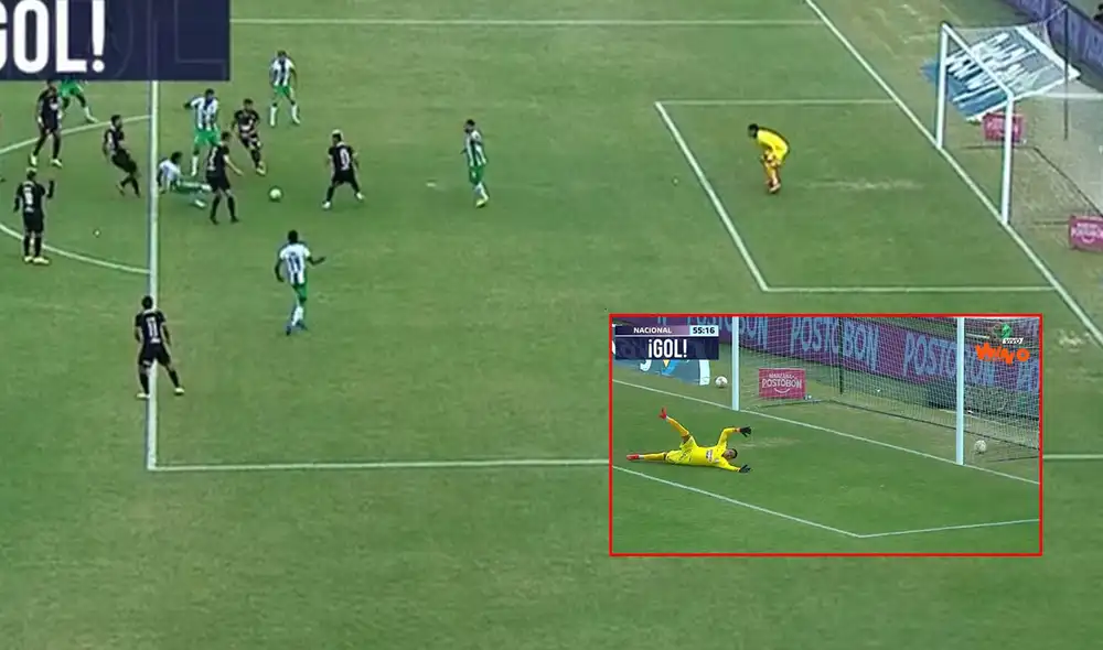 Atlético Nacional se mide a Alianza Lima en la presentación de su plantel. Foto: captura de Win Sports