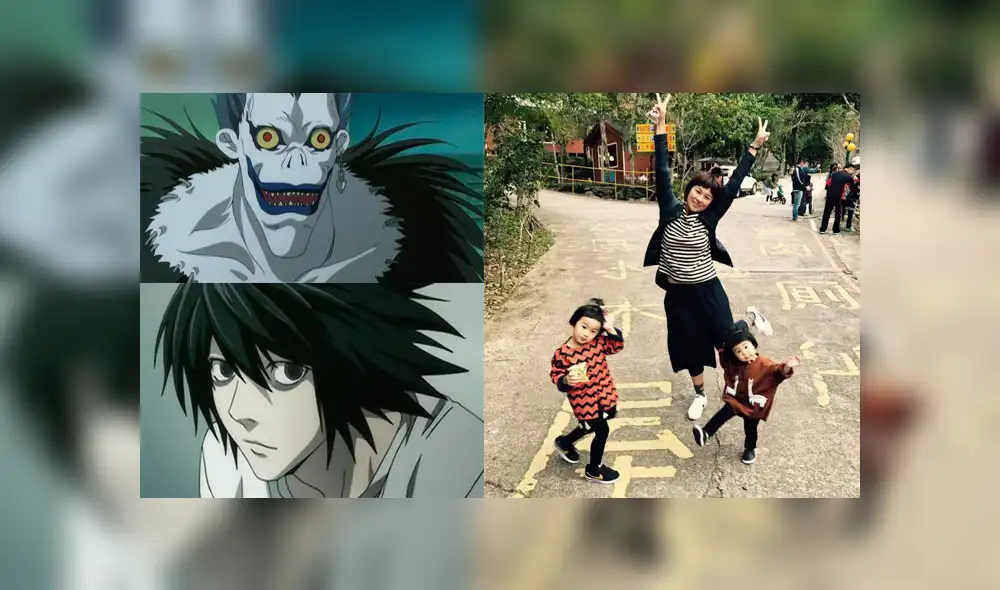 Facebook: furor por madre que disfrazó a sus hijas de Ryuk y L de Death Note [VIDEO] 