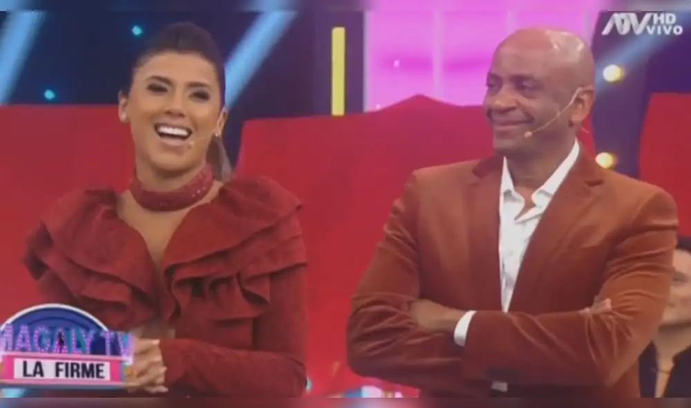 Yahaira Plasencia estuvo acompañada de su productor Sergio George.