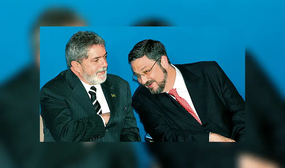 Acusados. Expresidente de Brasil Luiz Inácio Lula da Silva y exministro de Hacienda Antonio Palocci, ahora este es un colaborador eficaz.