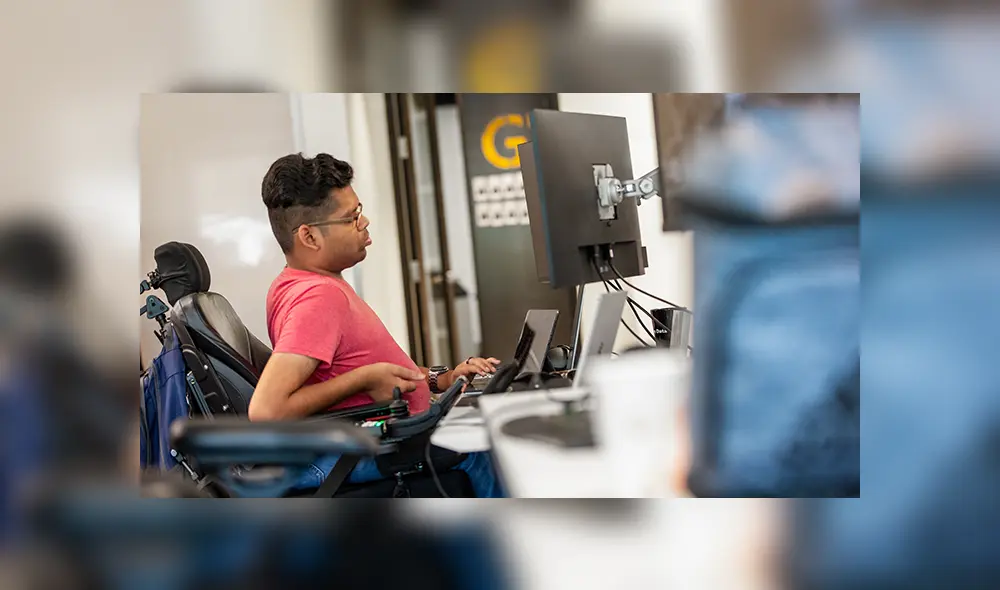 Así es como la tecnología ayuda a las personas con discapacidad a desenvolverse.