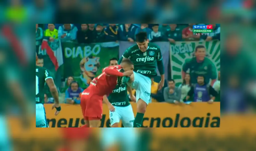 La dura entrada de Gustavo Gómez a Guerrero. Crédito: Captura de video La dura entrada de Gustavo Gómez a Guerrero. Crédito: Captura de video