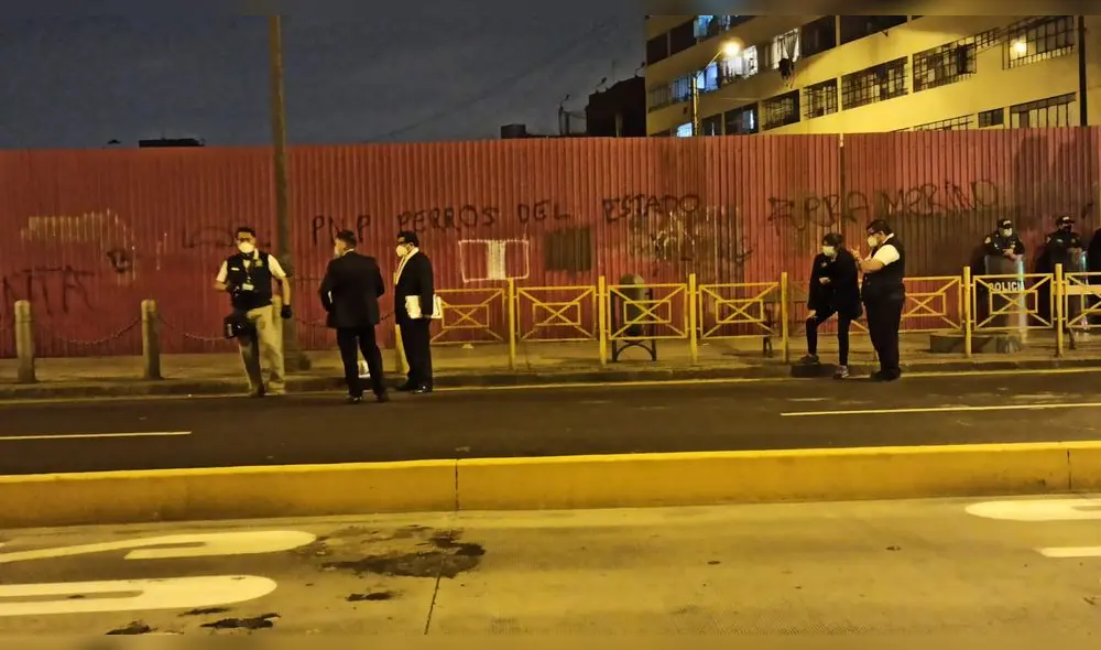 Representantes del Ministerio Público buscan ubicar el lugar donde los jóvenes fueron heridos. Foto: Luis Villanueva/ URPI-GLR