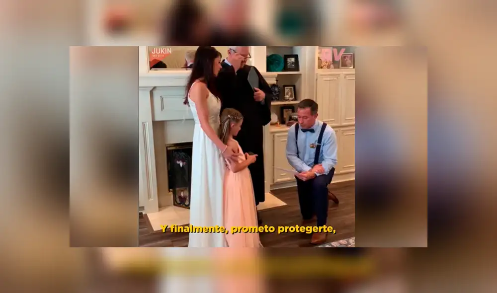 Facebook viral: padrastro le hace emotiva promesa a la hija de su futura esposa