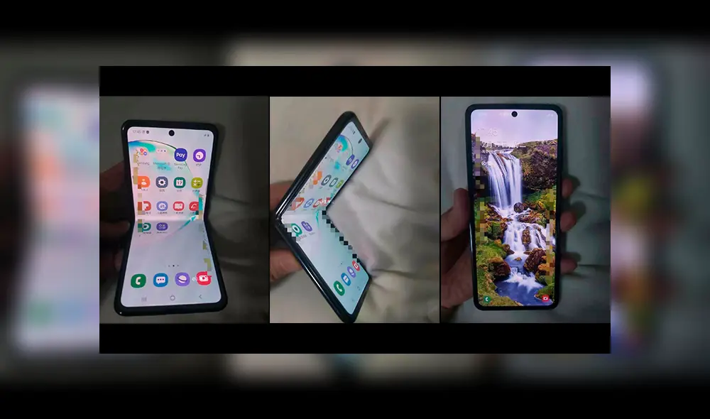 El teléfono presenta un diseño en forma de concha similar al Motorola Razr.