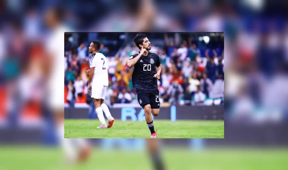Rodolfo Pizarro selló el triunfo a los 92'. Foto: Twitter Selección Mexicana.