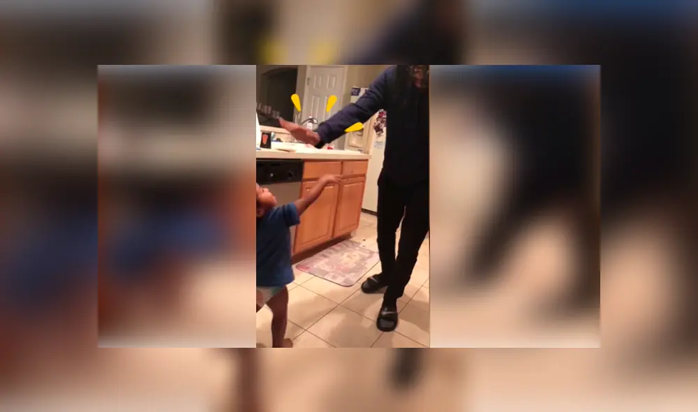 YouTube viral: mujer deja a su esposo al cuidado de su bebé y al volver los descubre en una tierna escena