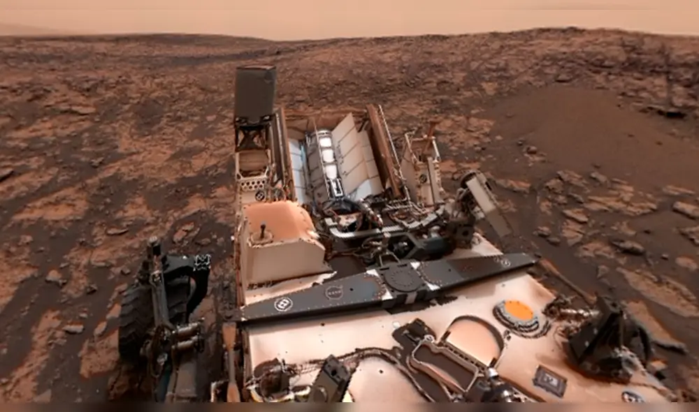 Esta es la imagen de 360 grados registrada por Curiosity en Marte [VIDEO]