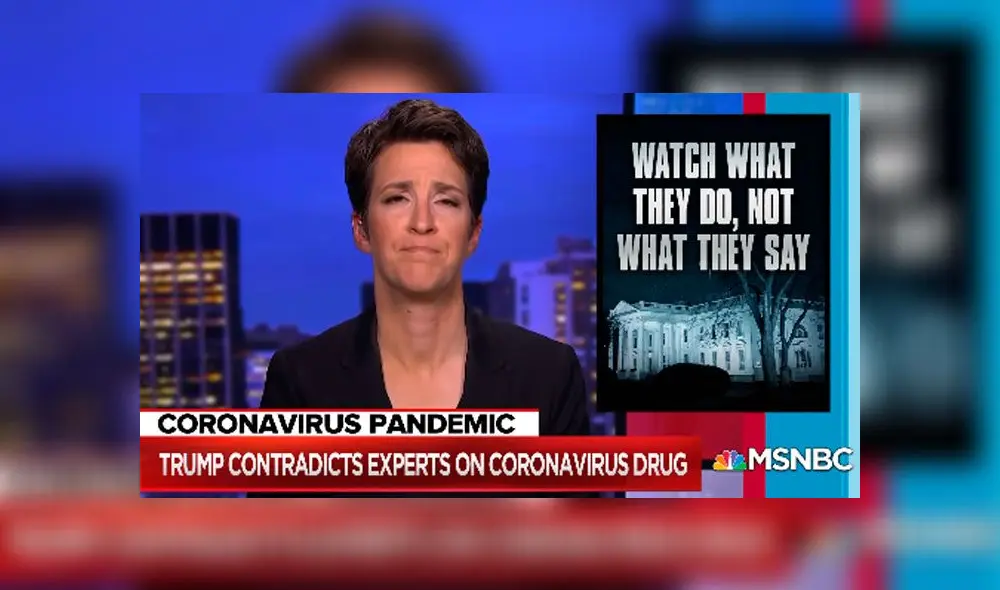 Donald Trump aún no ha decretado una cuarentena total en Estados Unidos. (Fuente: MSNBC) Donald Trump aún no ha decretado una cuarentena total en Estados Unidos. (Fuente: MSNBC)