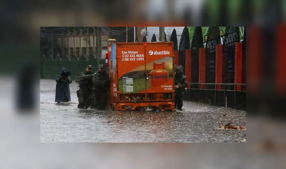 lluvias en chile Foto: Telesur
