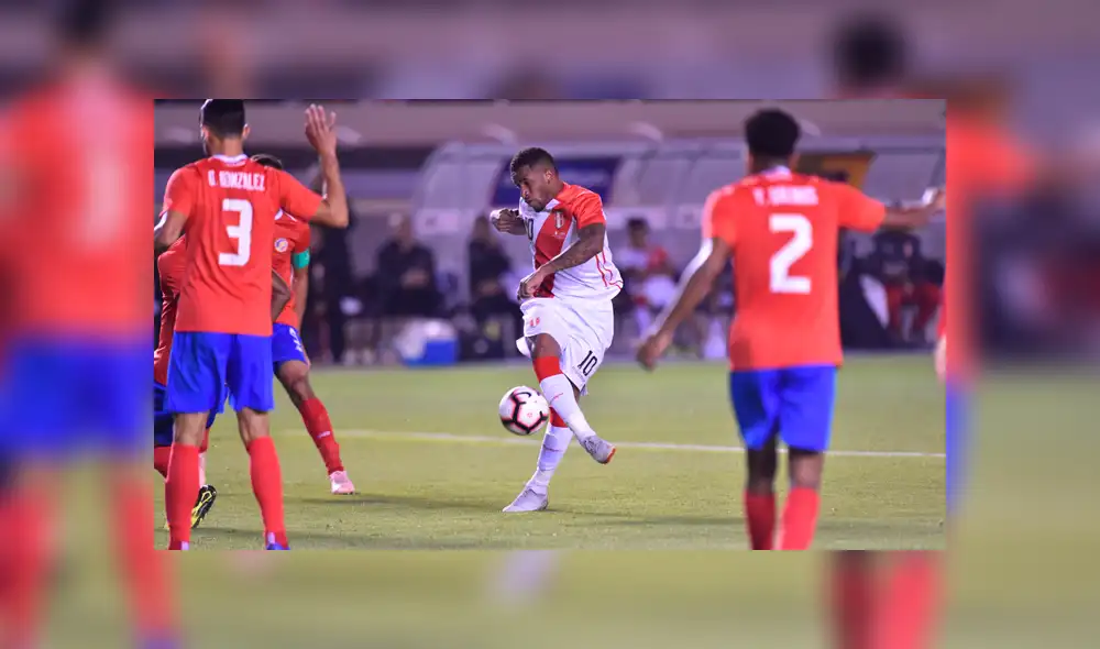 Perú venció 1-0 a Costa Rica en su primer amistoso previo a la Copa América