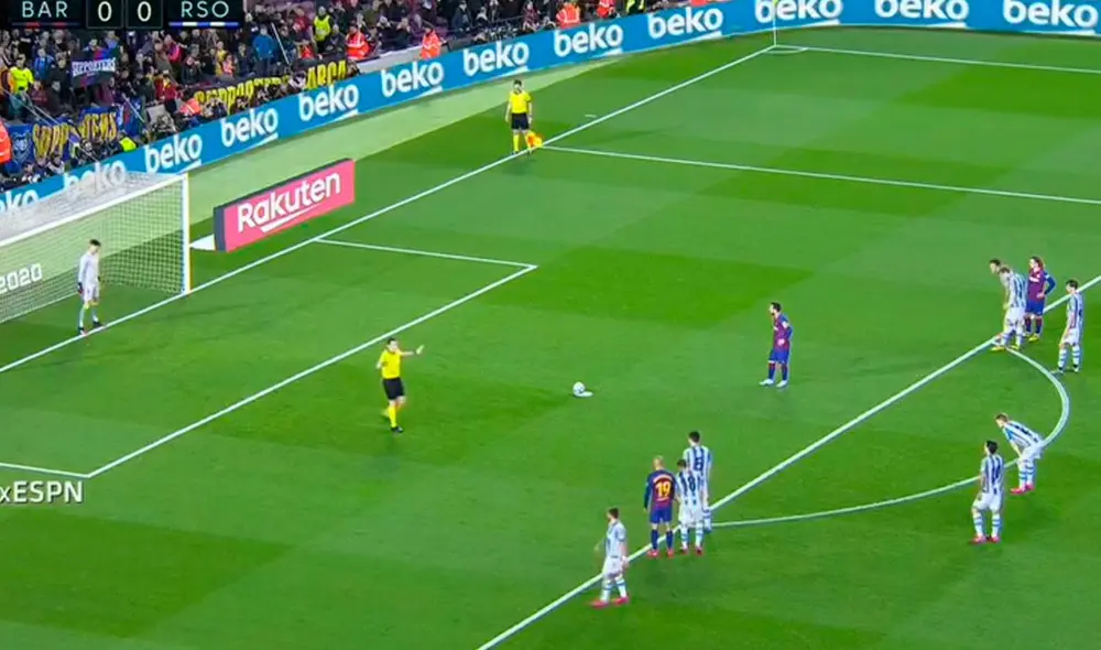 Lionel Messi marcó de penal el primer tanto de Barcelona a los 81 minutos. Foto: Captura Lionel Messi marcó de penal el primer tanto de Barcelona a los 81 minutos. Foto: Captura