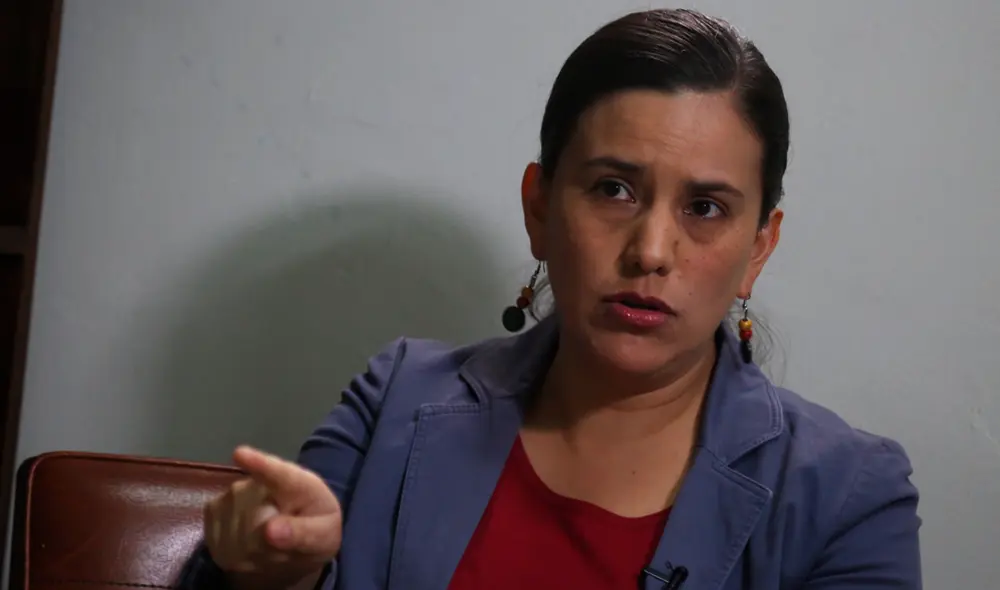 Verónika Mendoza. Foto: Mauricio Malca.