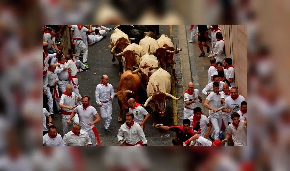 Fiesta de San Fermín. Foto: Reuters.