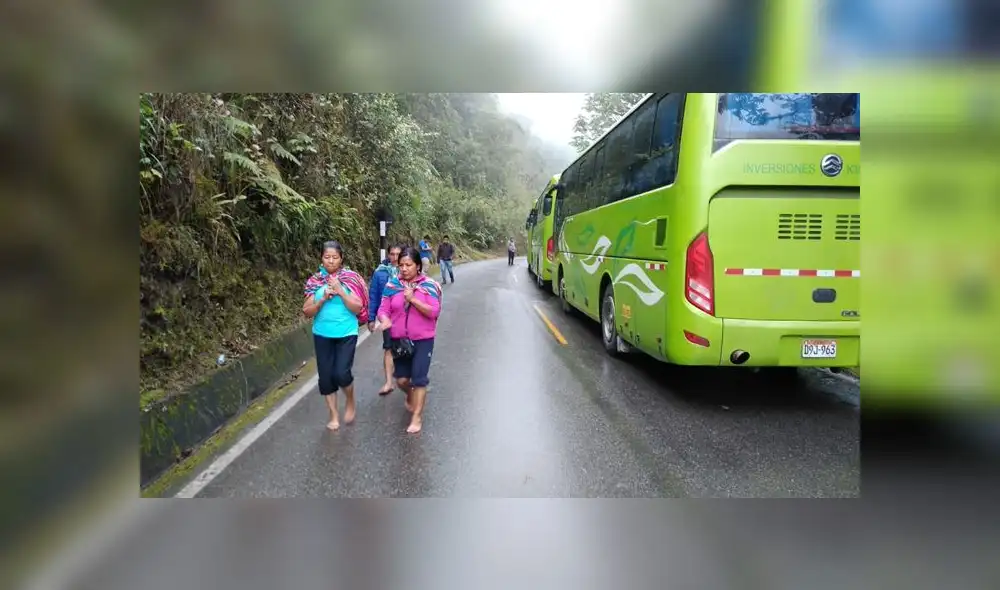 Se reabrió la pista entre Quillabamba y el Cusco tras derrumbes