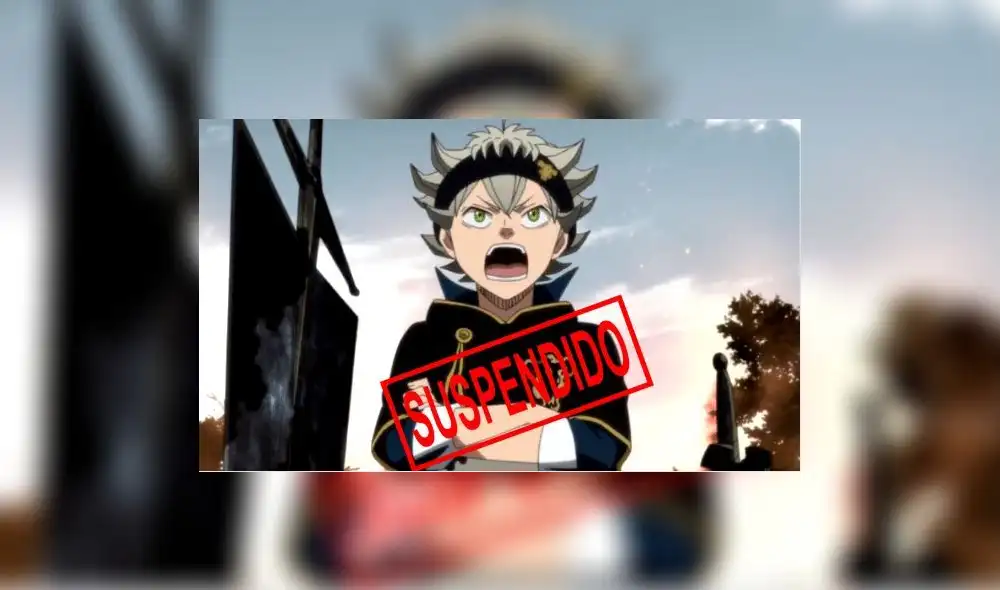 Black Clover se une a la lista de animes suspendidos Black Clover se une a la lista de animes suspendidos