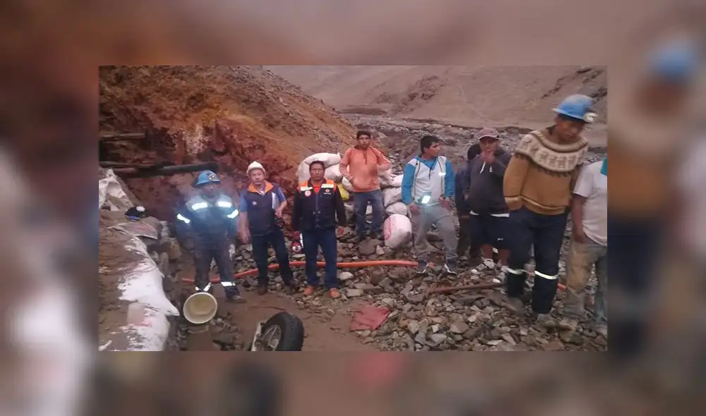 Mineros atrapados en Arequipa