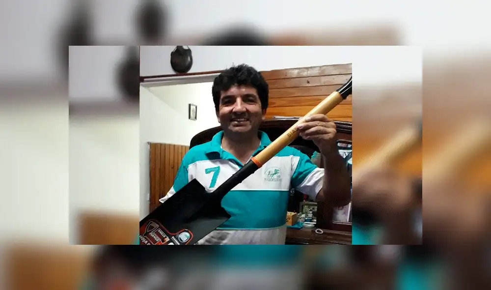 Luis Spahn con su recompensa.