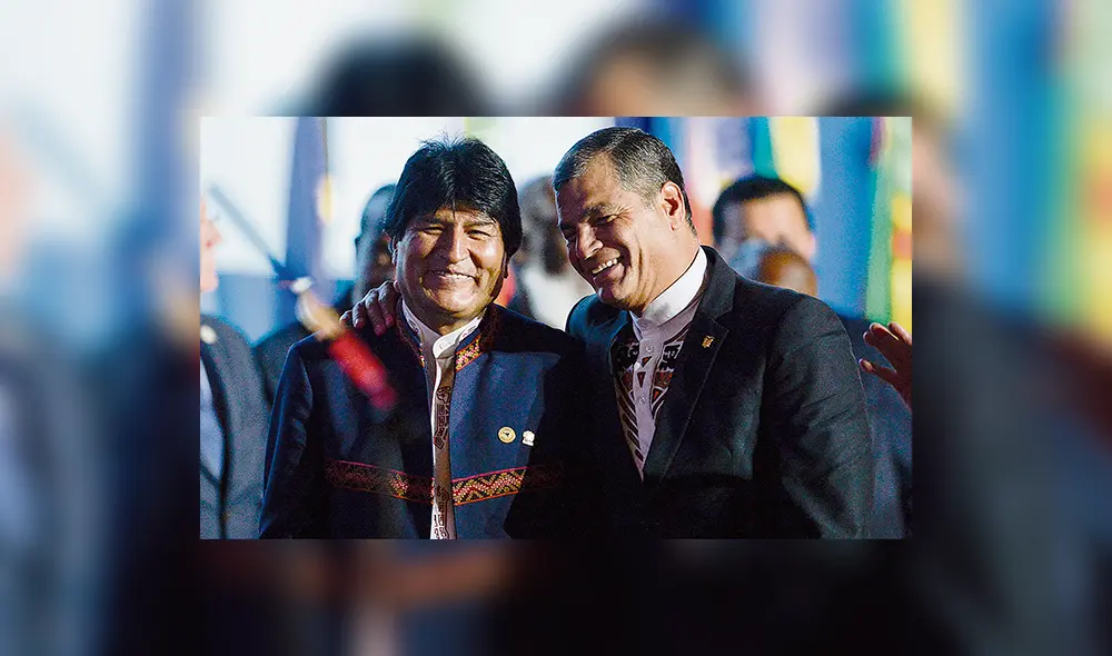 Evo Morales Rafael Correa Foto: AFP